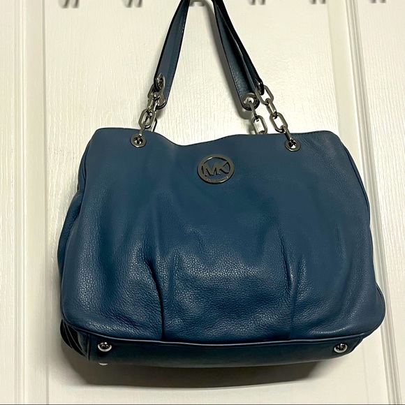 Michael Kors Blue Tote - Picture 1 of 4